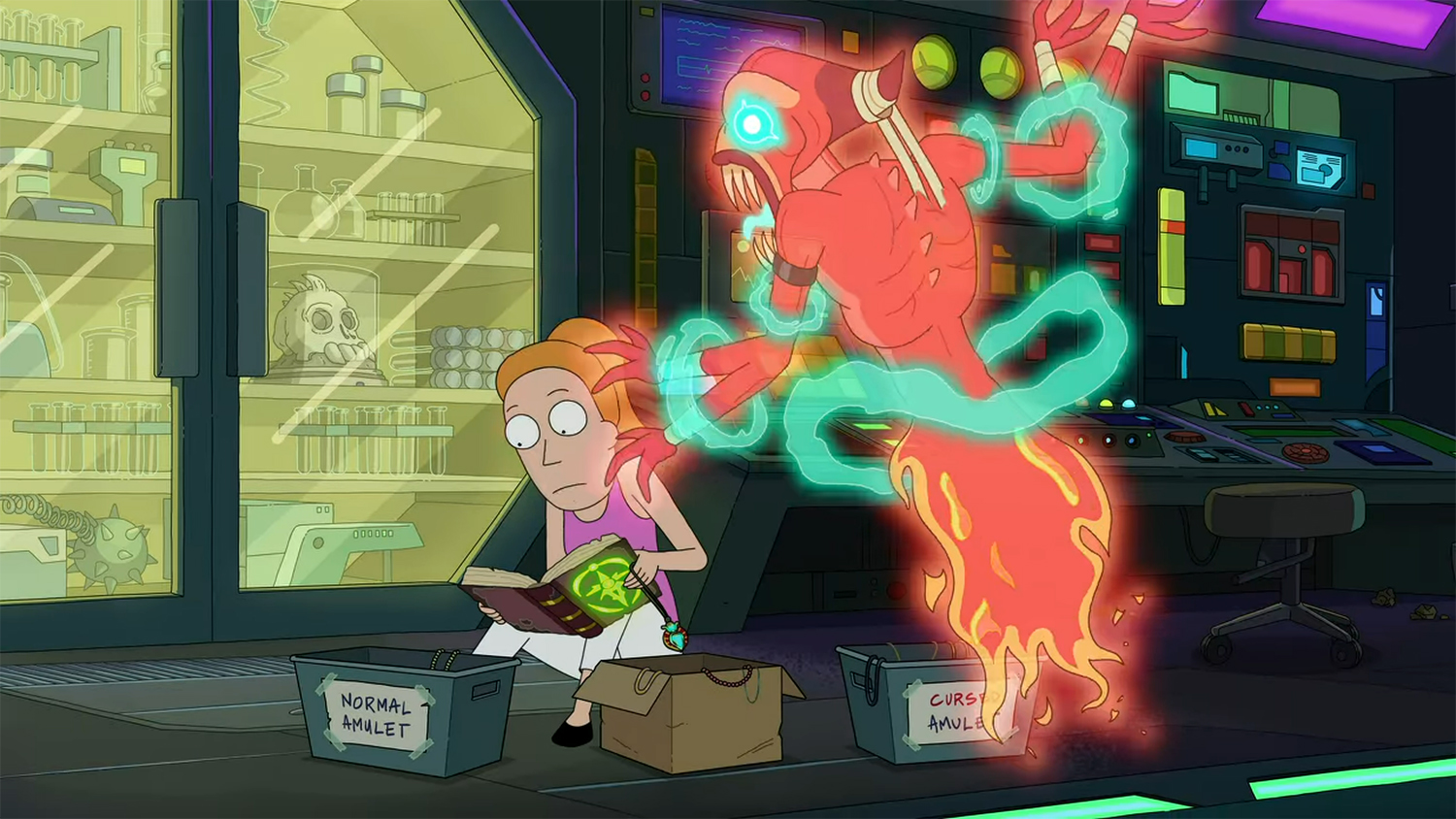 Summer sorts Normal and Cursed Amulets.