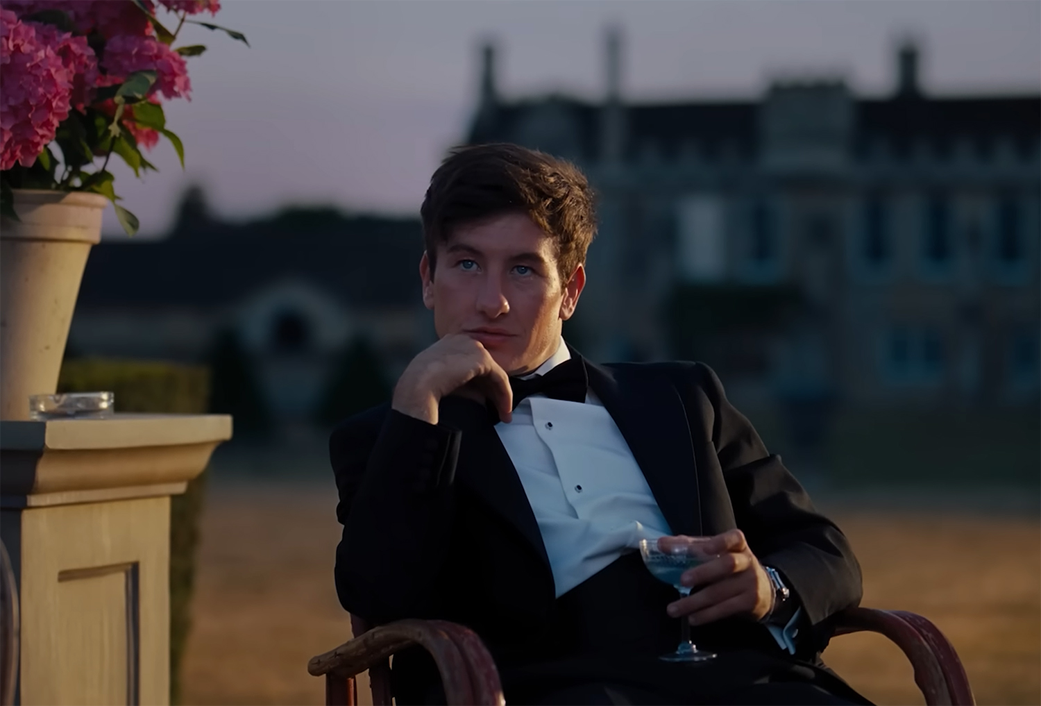 Oliver slumped on a chair.