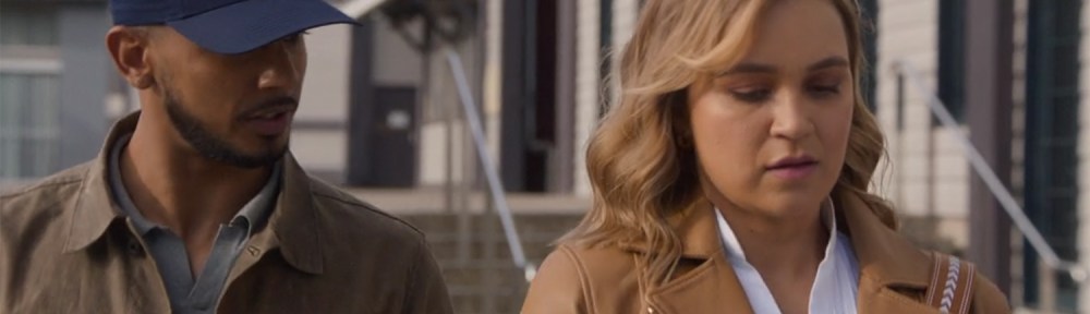 looking at a laptop.