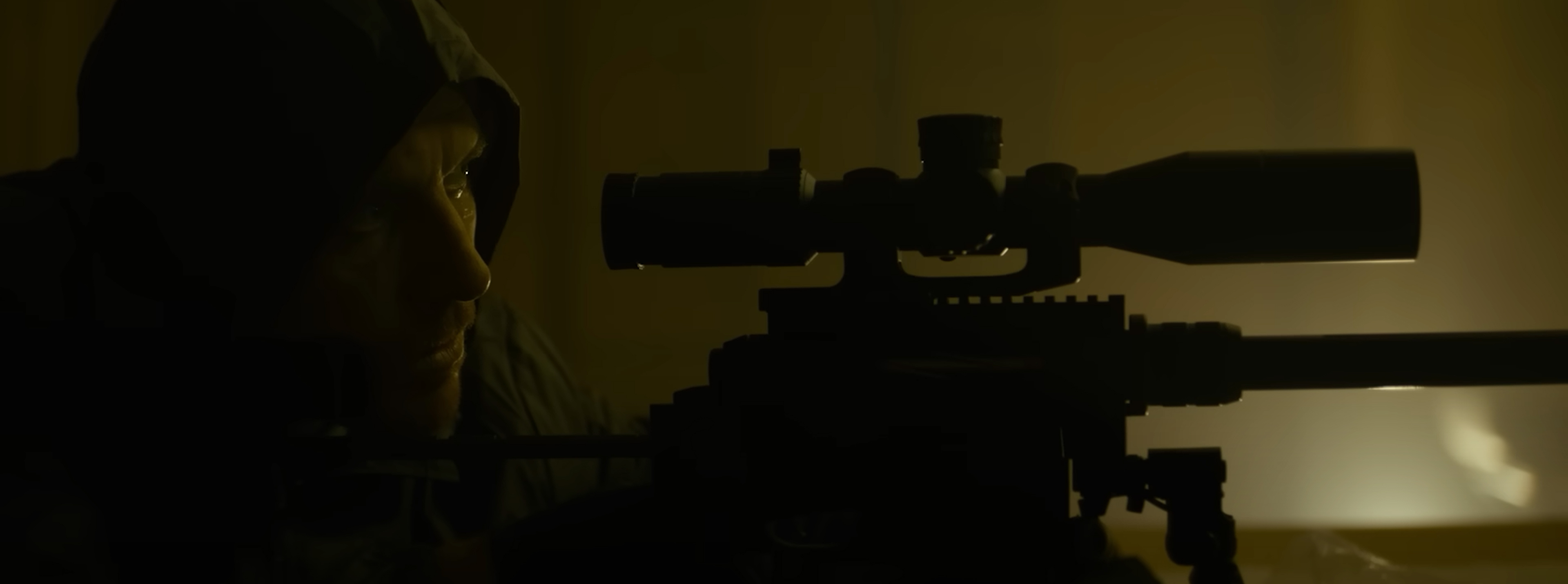 The Killer sets up his shot.