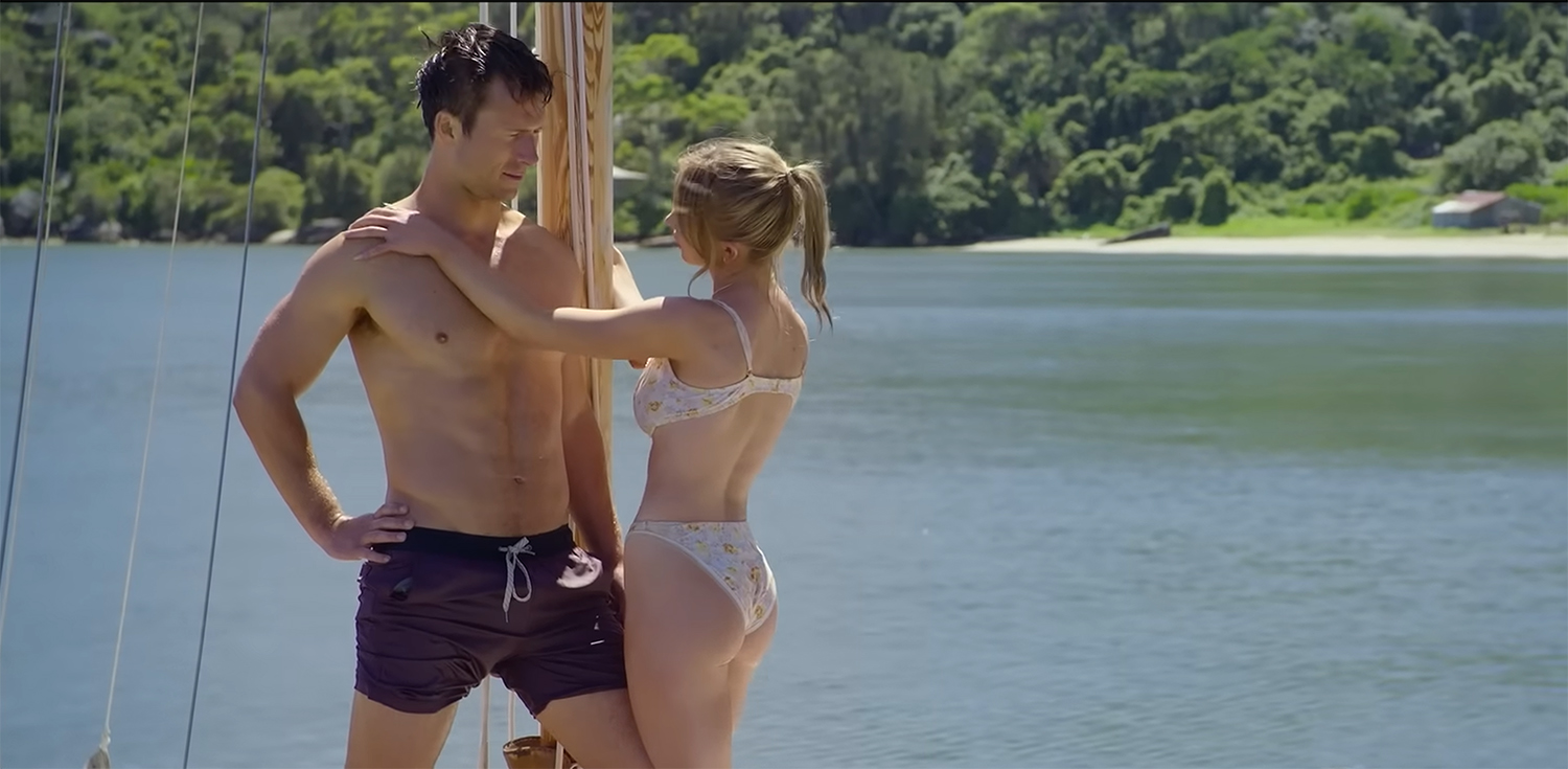 Bea and Ben on a boat.