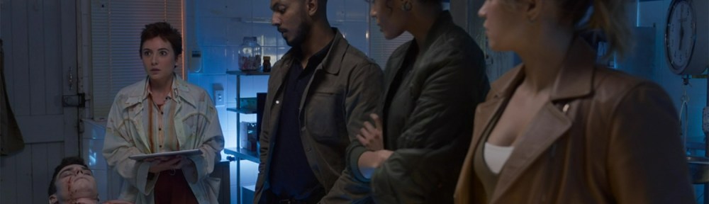 In the morgue with the body