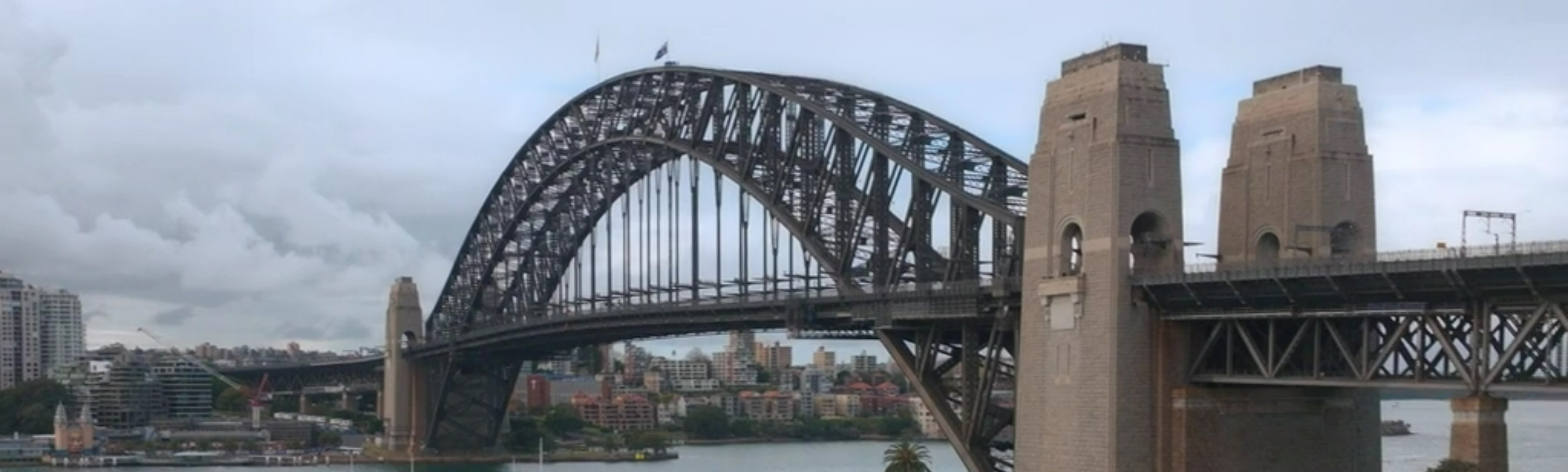 The Sydney Harbour Bridge.