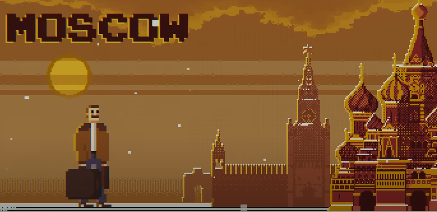 Moscow in 8-bit.