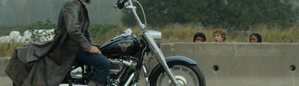 Aries on a motor cycle.