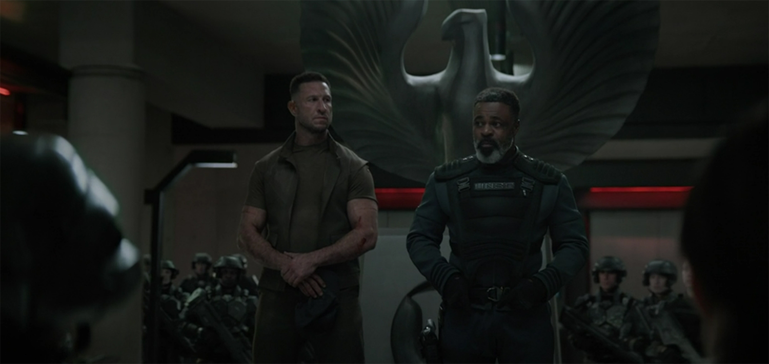 John and Keyes rallies the troops.