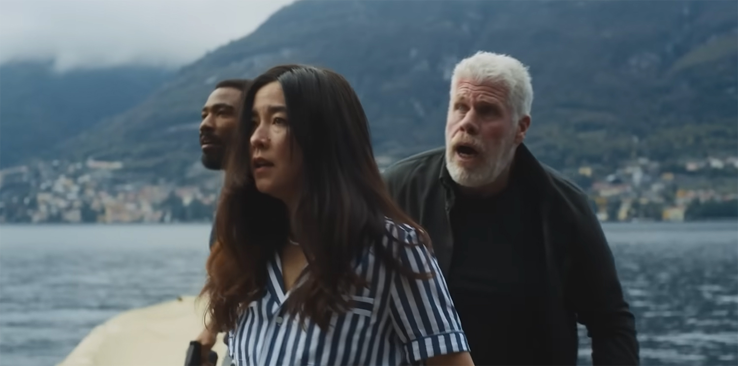 Donald Glover & Maya Erskine and Ron Perlman