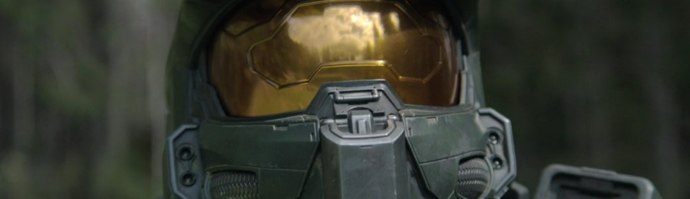 Master Chief in armour.