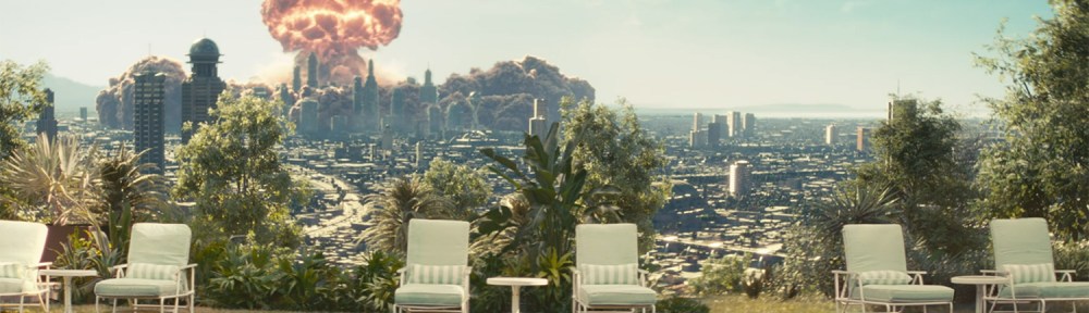 Destruction of Los Angles by nuclear weapons.