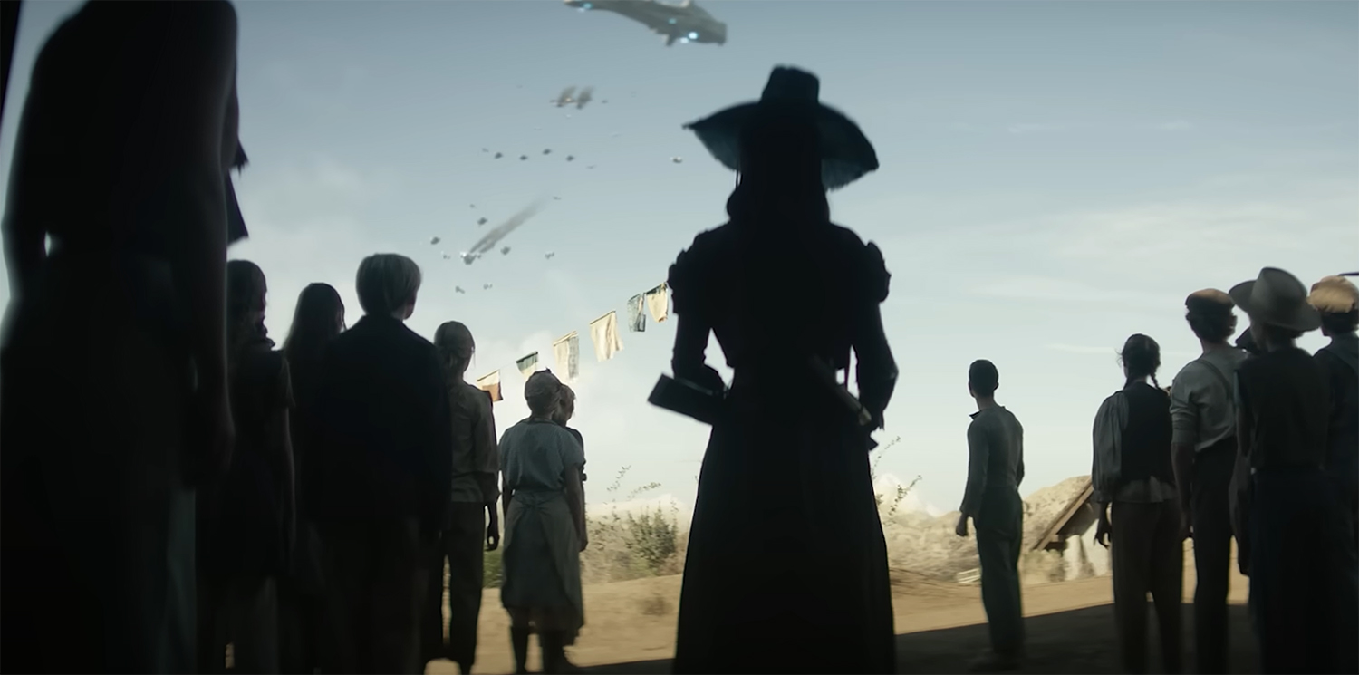 Nemesis watches the invasion.