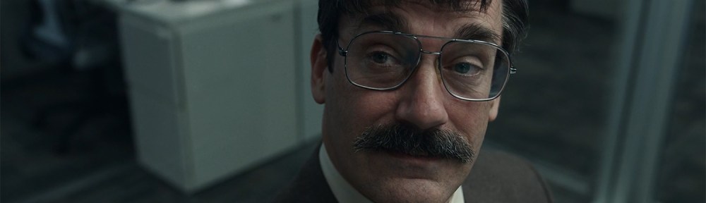 Jon Hamm with a moustache.