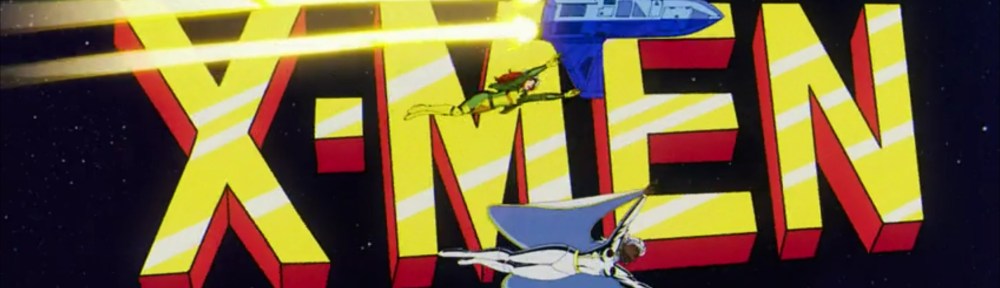 X-Men opening logos with Rouge and Storm.