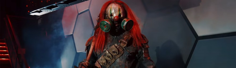 One of the killers in costume.