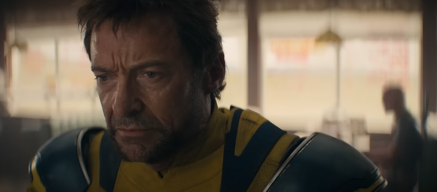 Wolverine looking sullen.