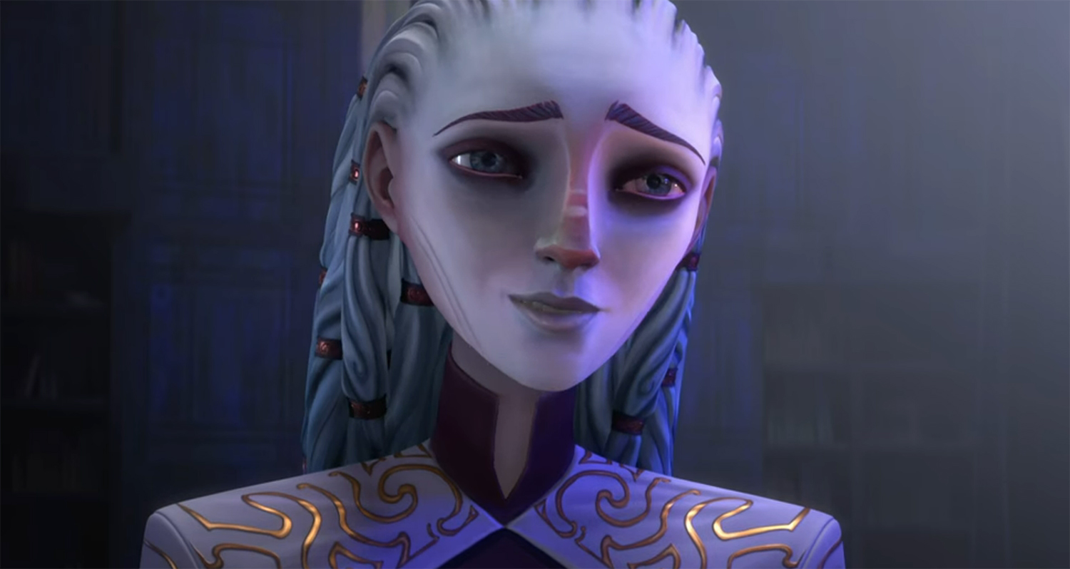 Gwyn finds her father in the present which is her past.