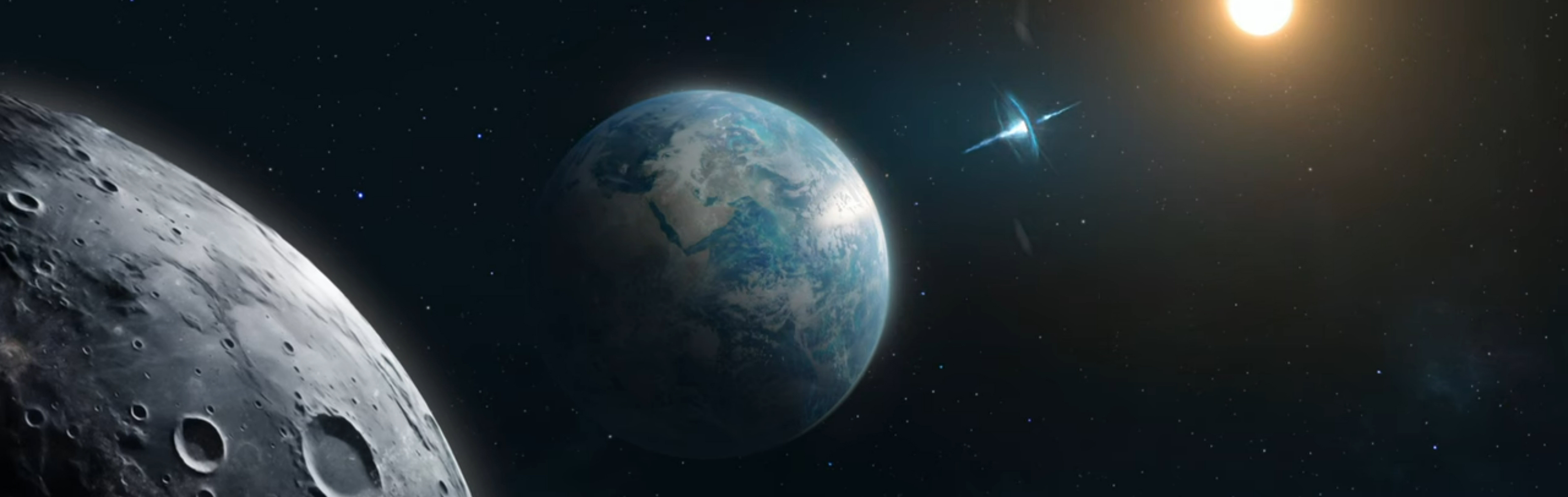 A time portal opens up over Earth.