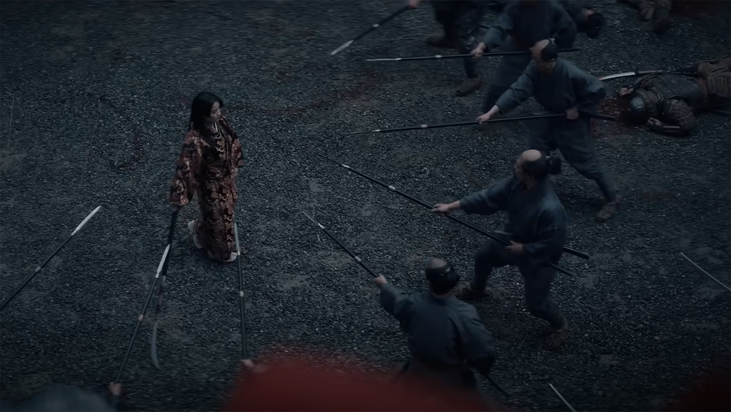 Anna Sawai prepares to attack