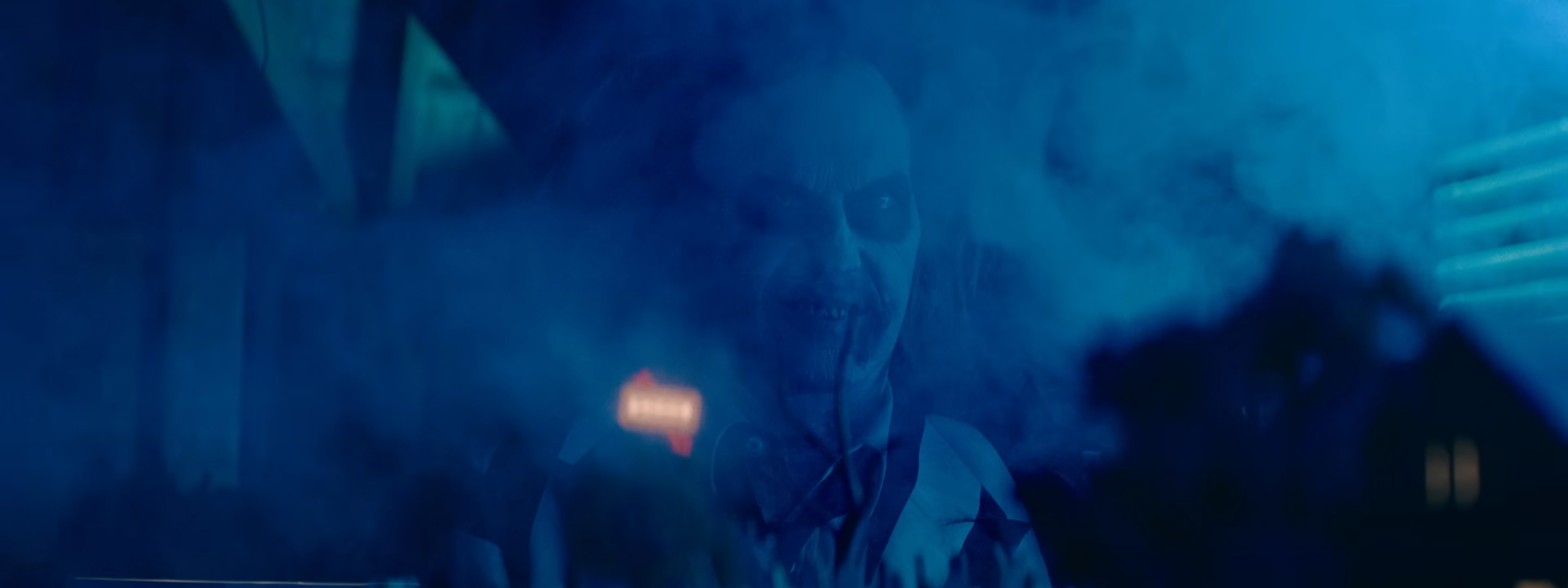 Beetlejuice appears from the mist.