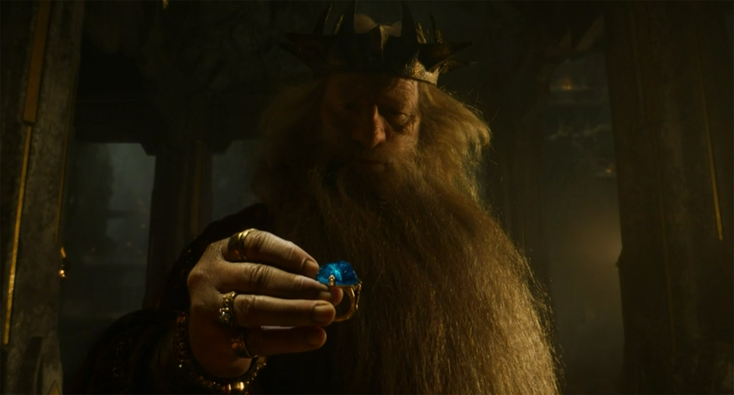 Durin III holds the ring.