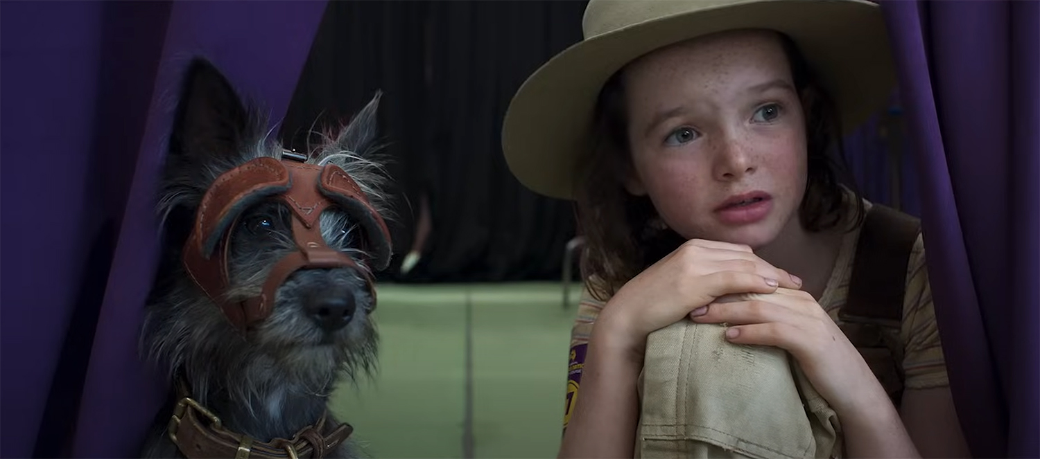 Annie and Runt get ready to compete.