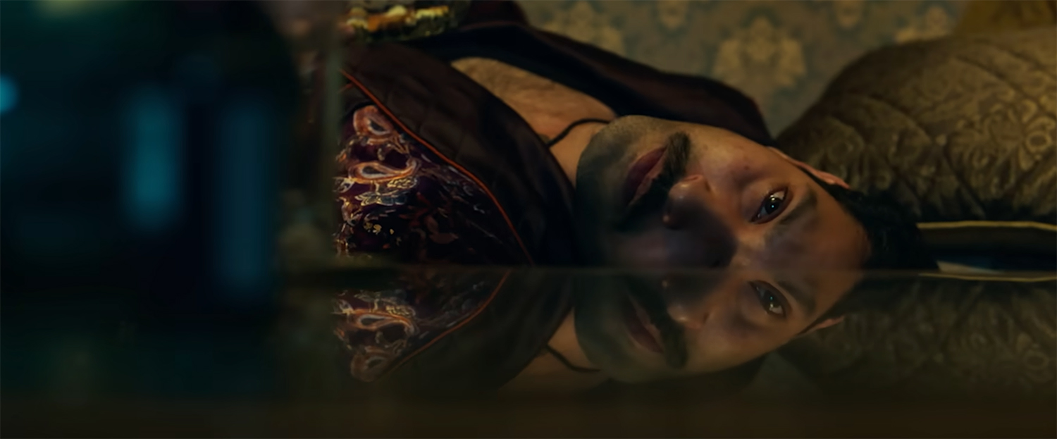 Prem Singh reflected on the surface of a table.