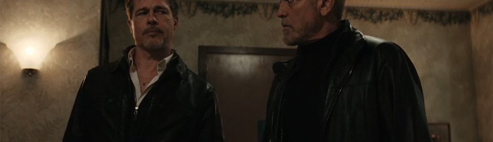 Gorge and Brad give each other some side eye.