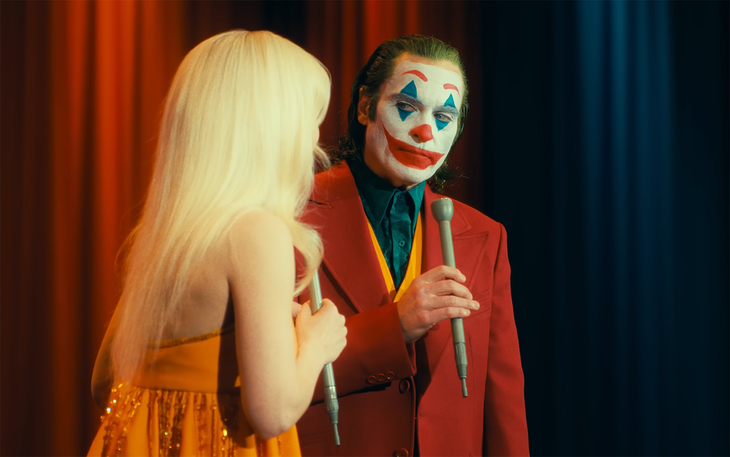 The Joker in full outfit.