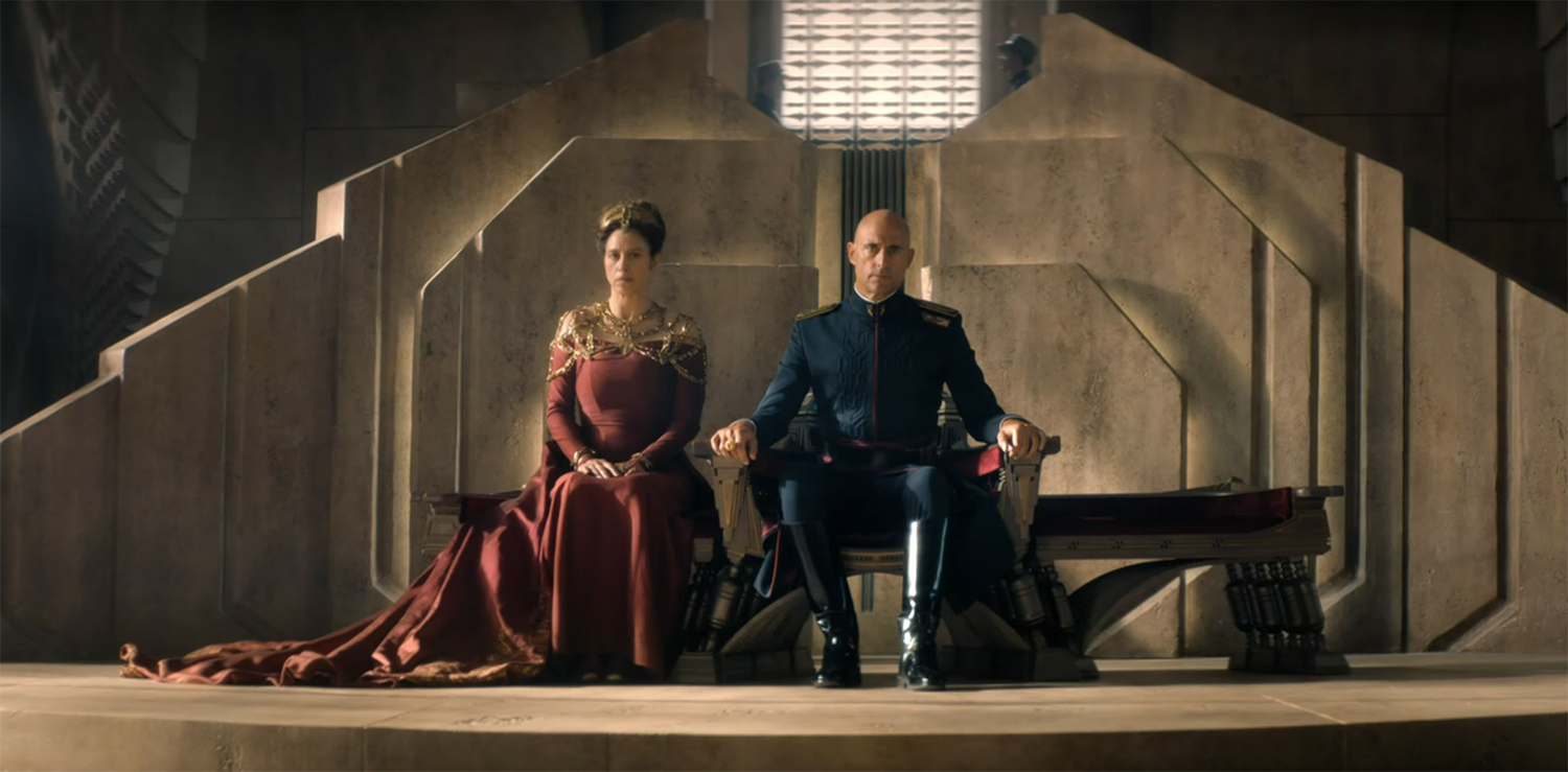 Corrino Emperor Javicco takes court.