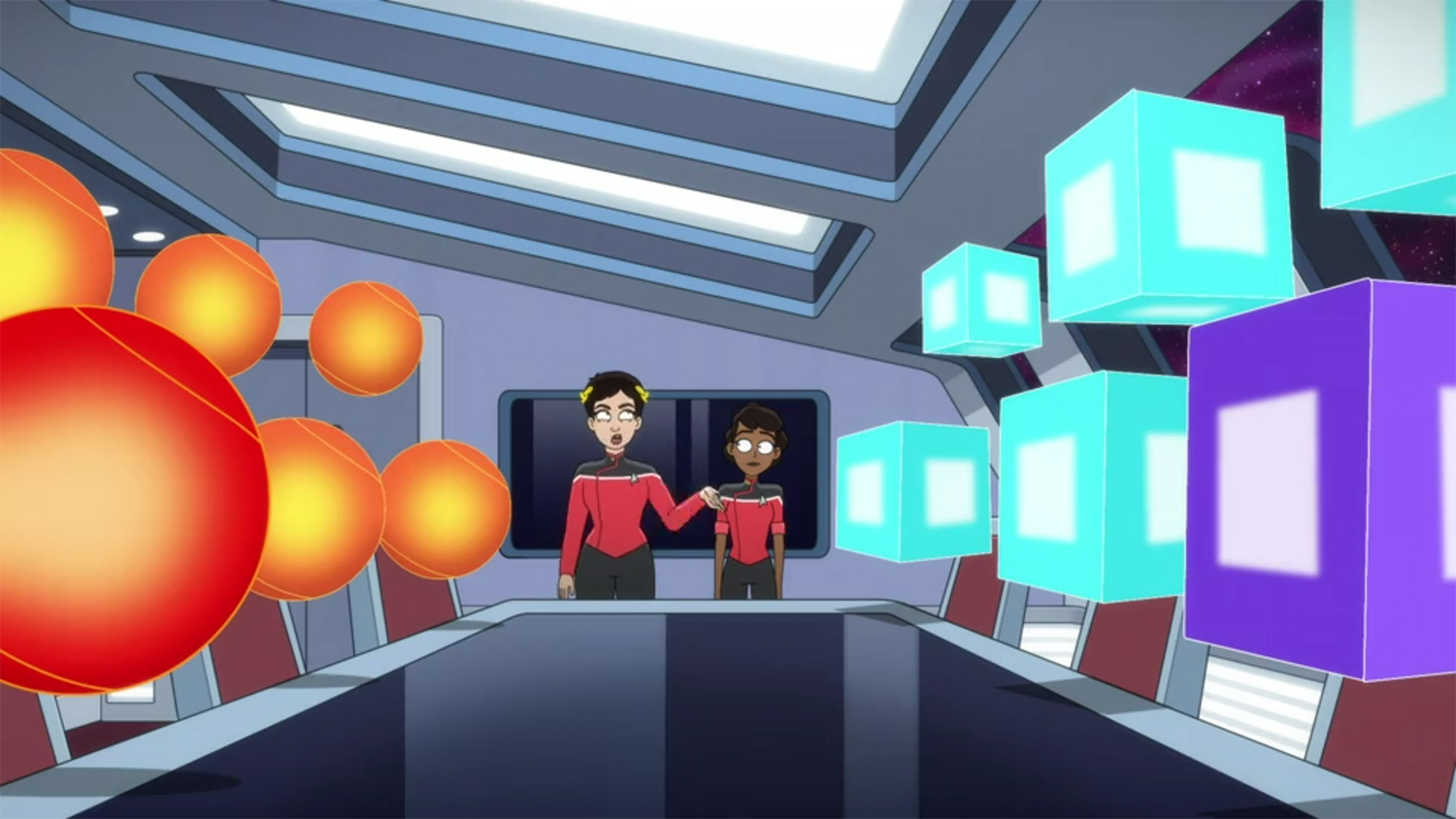 Ensign Olly upsets both the Orbs and Cubes.