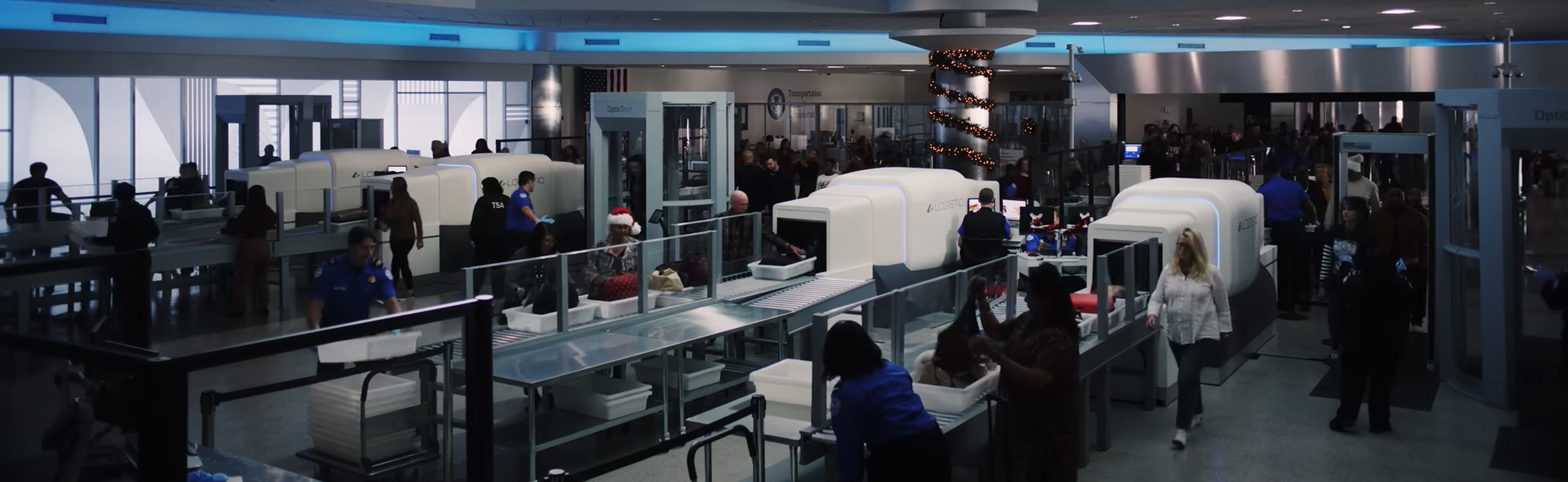 Security in an airport.