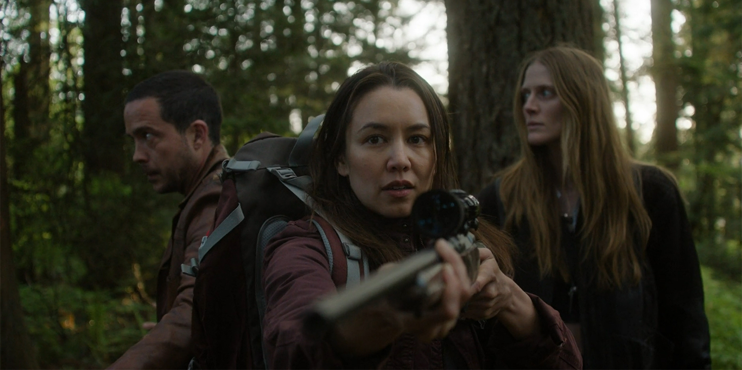 Guns drawn in first encounter.