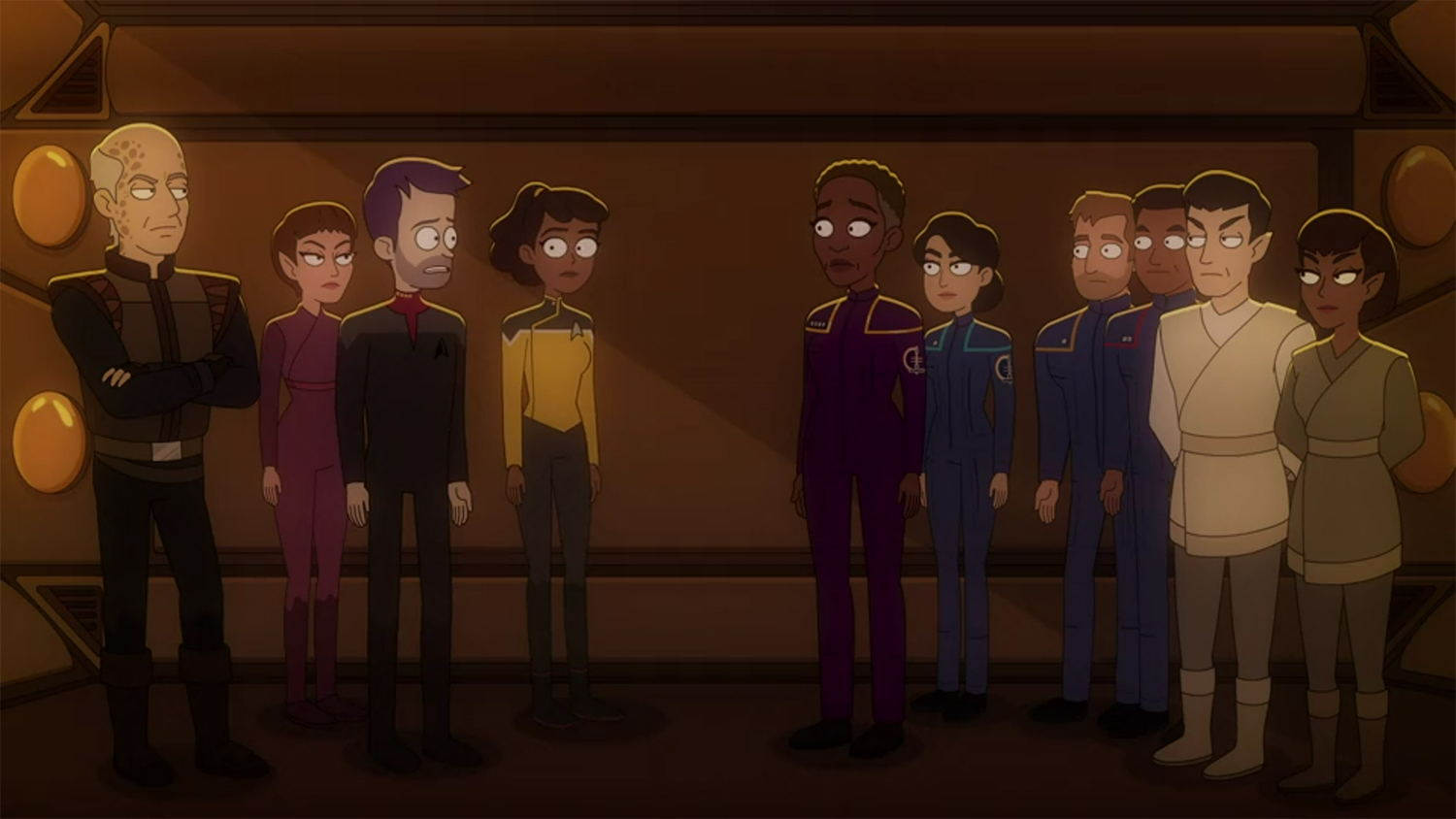 Boimler, Marriner & T'Pol meet Lily Stone.