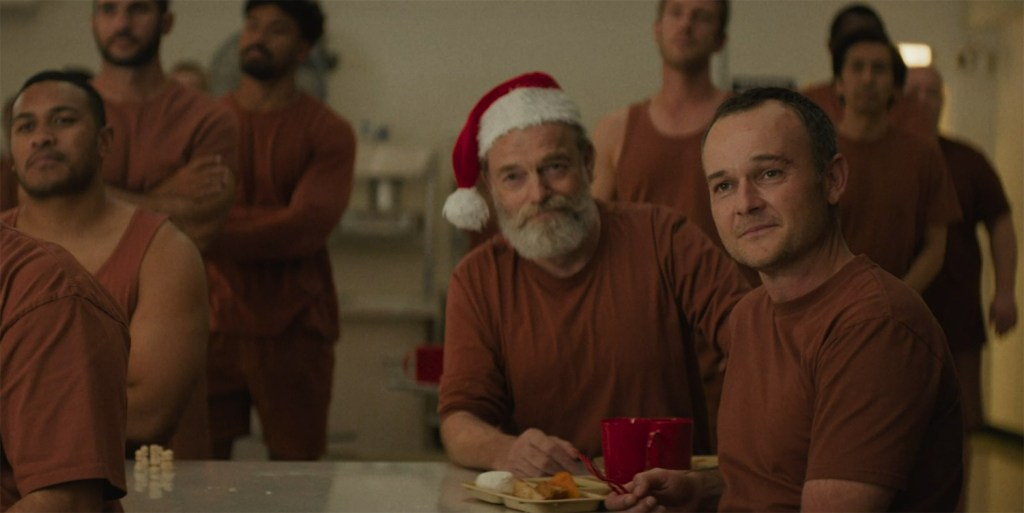 Joe and Noel sit down and listen to songs.