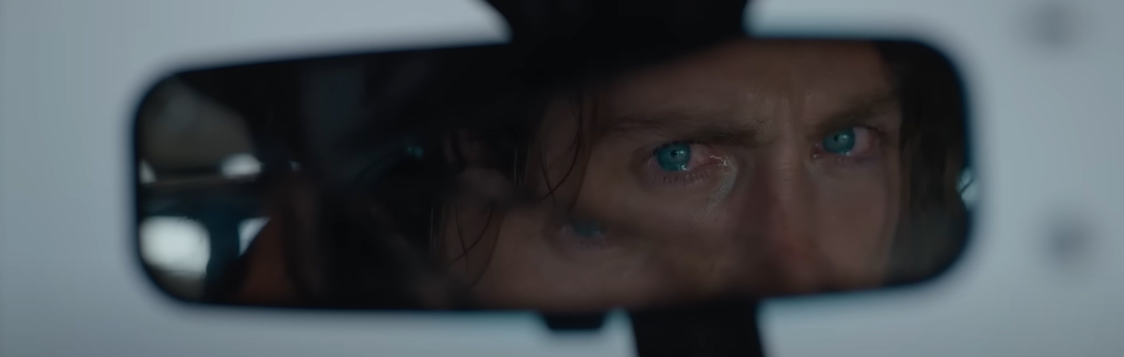 Kraven looks into a broken mirror.