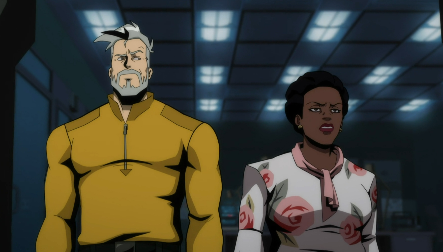 Waller and Flag Sr. talk.