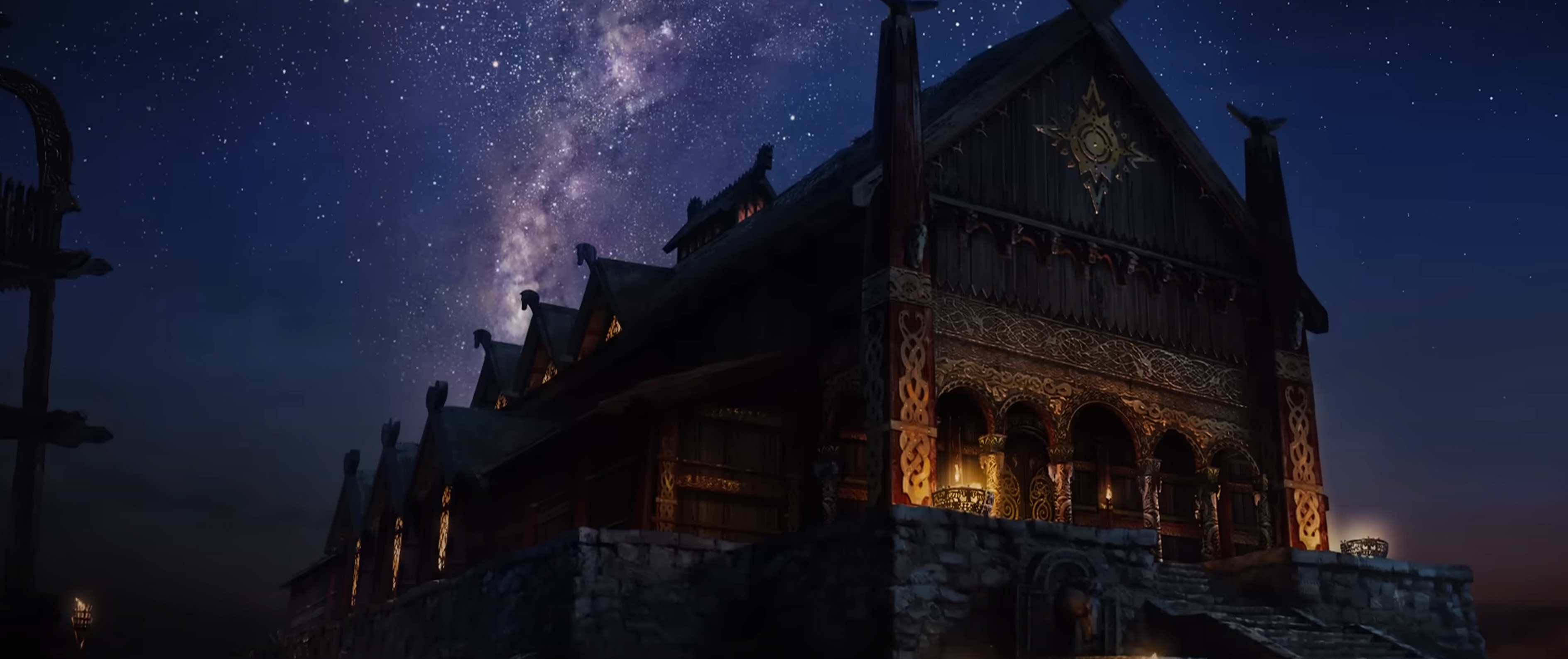 The great Hall of Edoras.