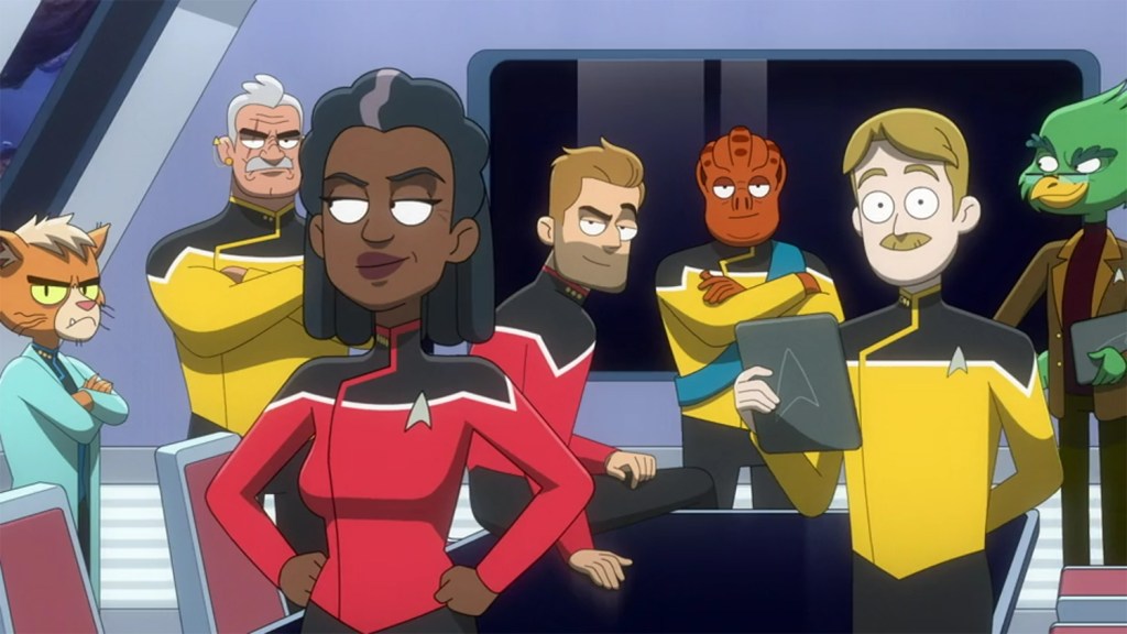 The Command Crew all pose.