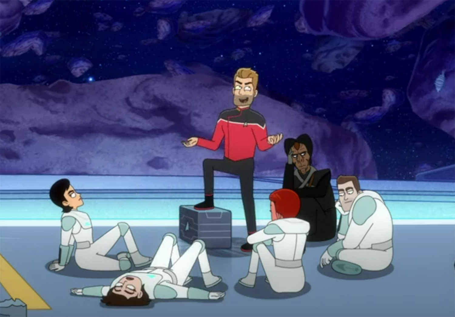 Ransom bores some ensigns.