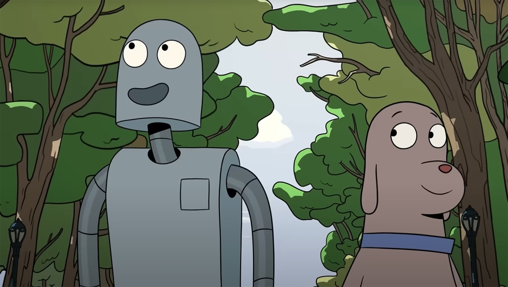 Robot and Dog explore New York.