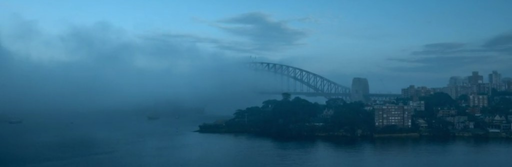The Sydney Harbour Bridge.