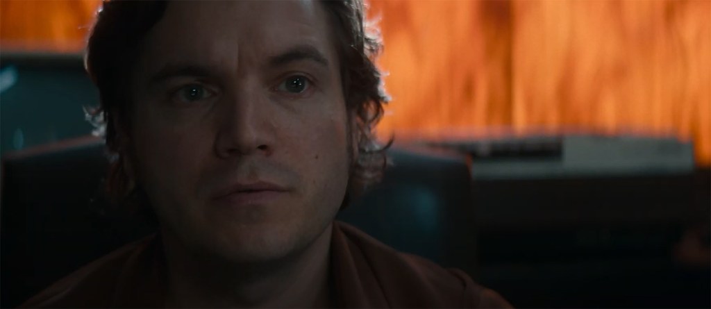 Emile Hirsch stares. 