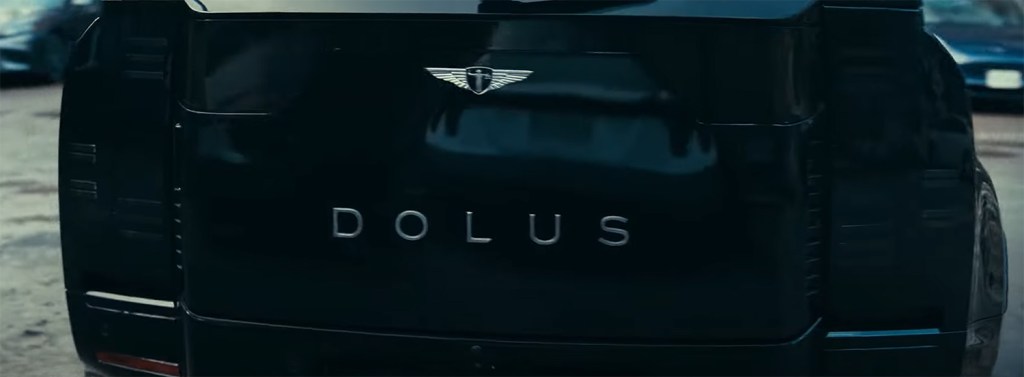 DOLUS logo on a car