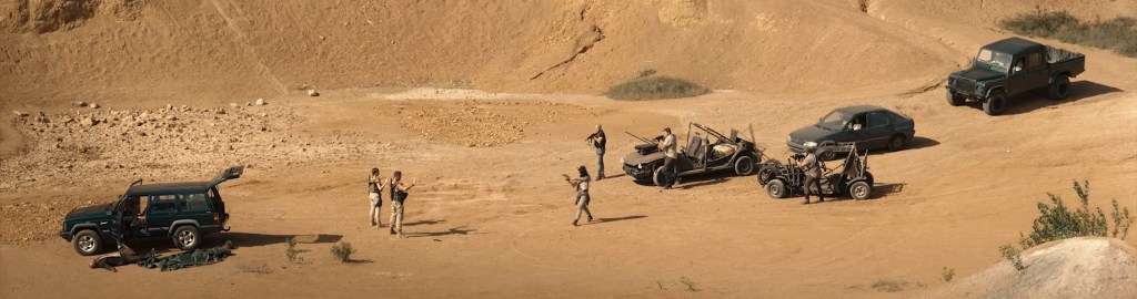 Bandits surround our heroes. 