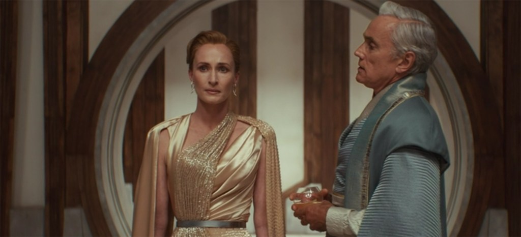 Mon realises what her friend is asking her. 