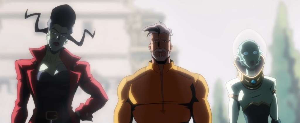 Rick Flag, The Bride and Nina.