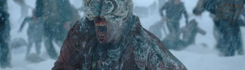 A clicker appears from the snow.