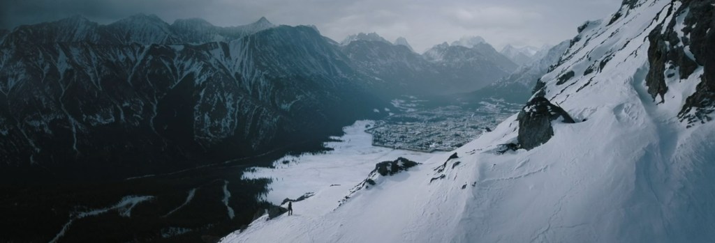 Abby looks out over the town of Jackson. 