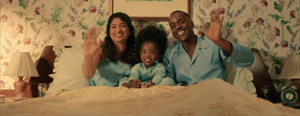 The Doctor and Belinda married with a child. 