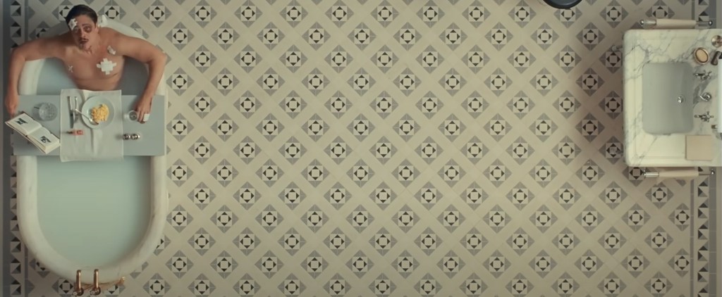 Zsa-zsa looks up at you from a bath. 