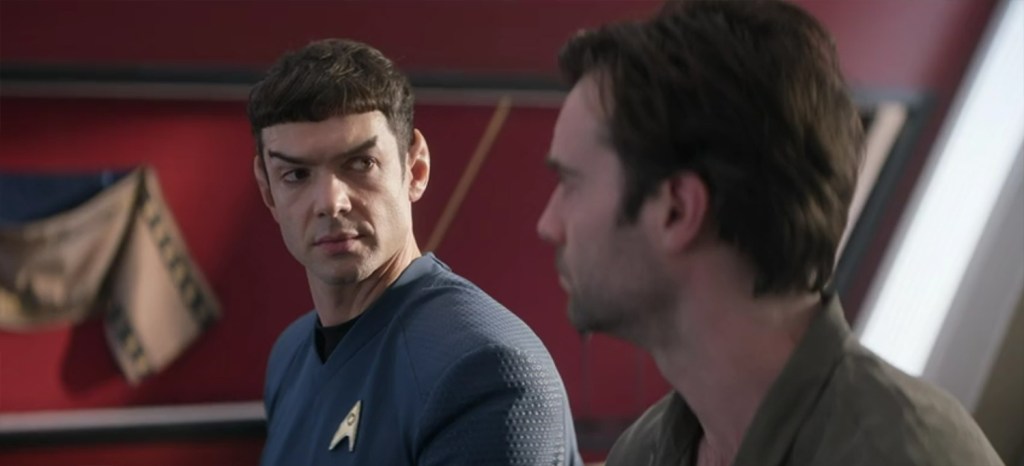 Spock with full-eyebrow. 